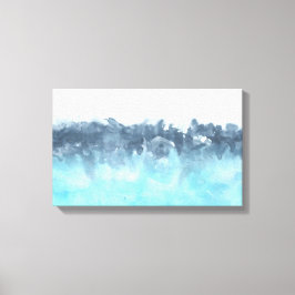 Gelaagde Abstracte verf van het Onduidelijke beeld Canvas Afdruk