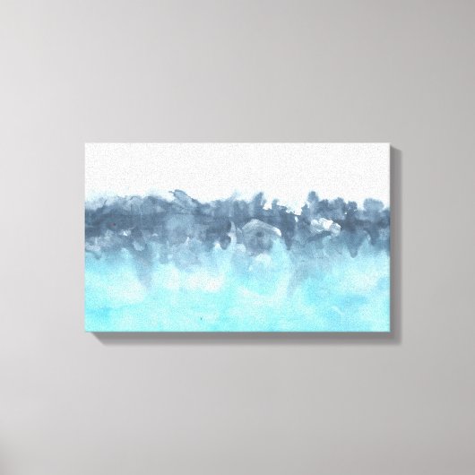 Gelaagde Abstracte verf van het Onduidelijke beeld Canvas Afdruk (Voorkant)