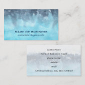 Gelaagde Abstracte verf van het Onduidelijke beeld Visitekaartje (Voorkant / Achterkant)