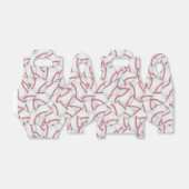 Gelaagde Baseball Pattern Birthday Bedankdoosjes (Uitgevouwen)