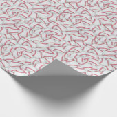 Gelaagde Baseball Pattern Birthday Cadeaupapier (Hoek)