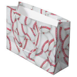Gelaagde Baseball Pattern Birthday Groot Cadeauzakje