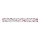 Gelaagde Baseball Pattern Birthday Satijnen Lint (Voorkant)