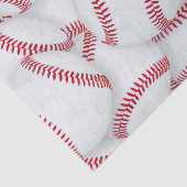 Gelaagde Baseball Pattern Birthday Tissuepapier (Detail)