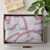 Gelaagde Baseball Pattern Birthday Tissuepapier (Geschenk)