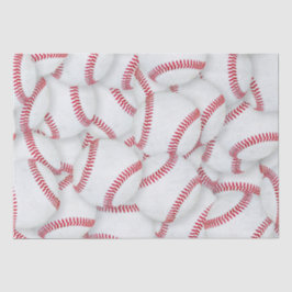 Gelaagde Baseball Pattern Birthday Tissuepapier