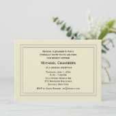 Gelaagde bedrijfsuitnodigingen kaart (Staand voorkant)