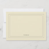 Gelaagde bedrijfsuitnodigingen kaart (Achterkant)