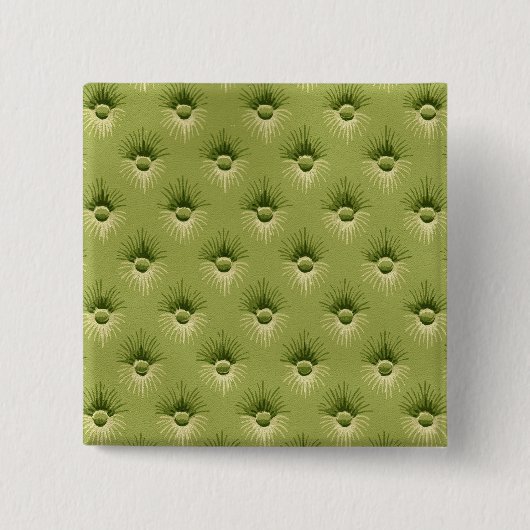 Gelaagde behangselpapier vierkante button 5,1 cm (Voorkant)