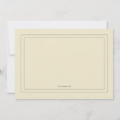 Gelaagde Bereavement Dank u Notecard Bedankkaart (Achterkant)