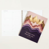 Gelaagde Berg Zonsondergang Geloven - Planner (Display)