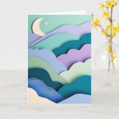 Gelaagde bergmaanlicht kaart (Gele Bloem)