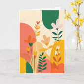 Gelaagde Bloeiende Tuin Kaart (Gele Bloem)