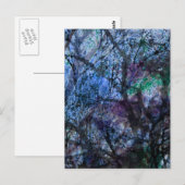 Gelaagde bomen bij Twilight Briefkaart (Voorkant / Achterkant)