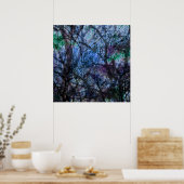 Gelaagde bomen bij Twilight Poster (Keuken)