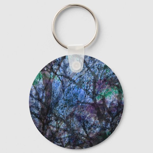 Gelaagde bomen bij Twilight Sleutelhanger (Voorkant)