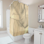 Gelaagde bruin/Golden Douchegordijn (In situ)