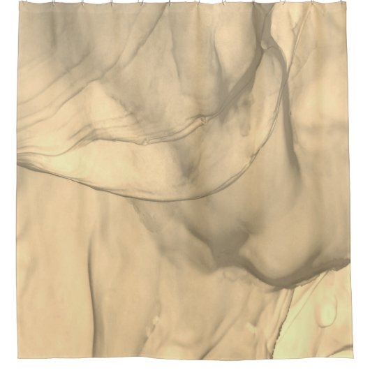 Gelaagde bruin/Golden Douchegordijn (Voorkant)