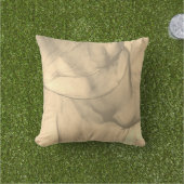 Gelaagde bruine/gouden Canvas tas Buitenkussen (Gras)