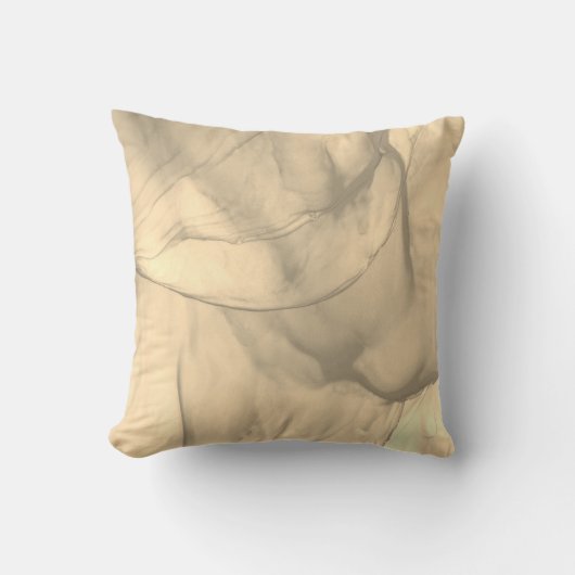 Gelaagde bruine/gouden Canvas tas Buitenkussen (Voorkant)