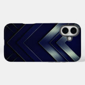 Gelaagde Chevron Abstract Design Case-Mate iPhone Case (Achterkant (horizontaal))