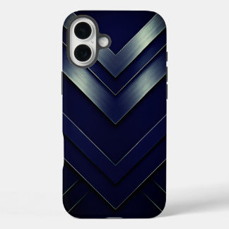 Gelaagde Chevron Abstract Design iPhone 16 Plus Hoesje