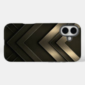 Gelaagde Chevron Abstract Design Case-Mate iPhone Case (Achterkant (horizontaal))