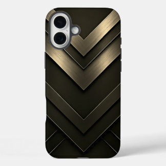 Gelaagde Chevron Abstract Design iPhone 16 Plus Hoesje
