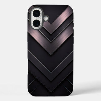 Gelaagde Chevron Abstract Design iPhone 16 Plus Hoesje