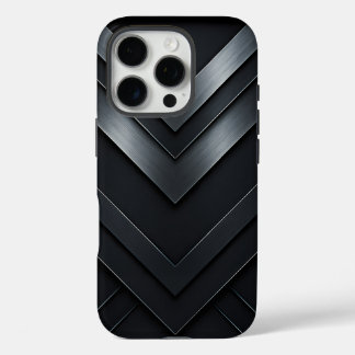 Gelaagde Chevron Abstract Design iPhone 16 Pro Hoesje
