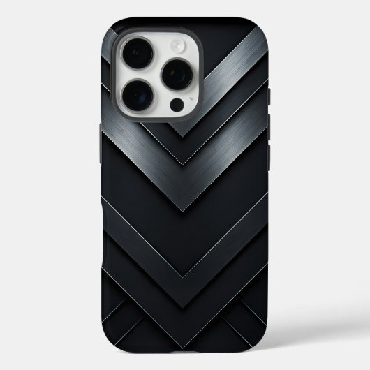 Gelaagde Chevron Abstract Design Case-Mate iPhone Case (Achterkant)