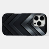 Gelaagde Chevron Abstract Design Case-Mate iPhone Case (Achterkant (horizontaal))
