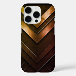 Gelaagde Chevron Abstract Design iPhone 16 Pro Hoesje