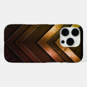 Gelaagde Chevron Abstract Design Case-Mate iPhone Case (Achterkant (horizontaal))
