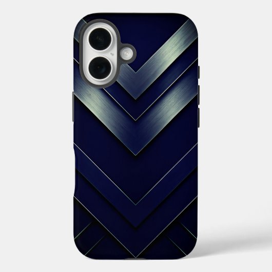 Gelaagde Chevron Abstract Design Case-Mate iPhone Case (Achterkant)