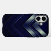 Gelaagde Chevron Abstract Design Case-Mate iPhone Case (Achterkant (horizontaal))