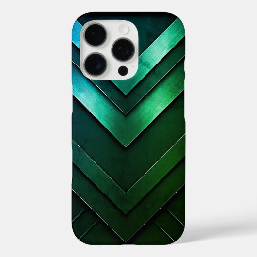 Gelaagde Chevron Abstract Design Case-Mate iPhone Case (Achterkant)