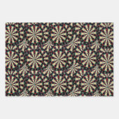 gelaagde dartboards voor bullseye, inpakpapier vel (Voorkant 3)