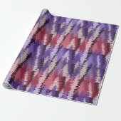 Gelaagde Dennenbos Patroon Cadeaupapier (Uitgerold)