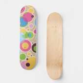 Gelaagde Effect van het Patroon met Circles Skateb Persoonlijk Skateboard (Voorkant)