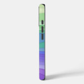 Gelaagde golven iPhone Hoesje | Matcha Lavendel (Achterkant / Links)