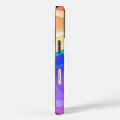 Gelaagde golven iPhone hoesje | Sunset Sorbet (Achterkant / Rechts)