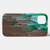 Gelaagde groene en bruine verf Case-Mate iPhone case (Achterkant (horizontaal))
