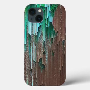 Gelaagde groene en bruine verf Case-Mate iPhone case