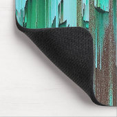 Gelaagde groene en bruine verf muismat (Hoek)