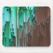 Gelaagde groene en bruine verf muismat (Voorkant)