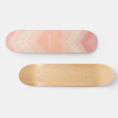 Gelaagde hartRomantische Valentijnsdag en meisjesn Persoonlijk Skateboard (Horizontaal)