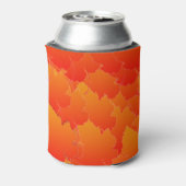 Gelaagde herfstbladeren blikjeskoeler (Blikje Achterkant)