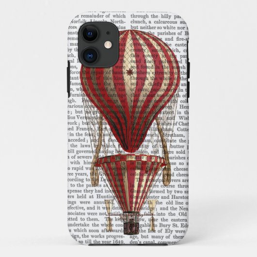 Gelaagde hot-luchtballon — Rood afdrukken Case-Mate iPhone Case (Achterkant)