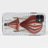 Gelaagde hot-luchtballon — Rood afdrukken Case-Mate iPhone Case (Achterkant (horizontaal))